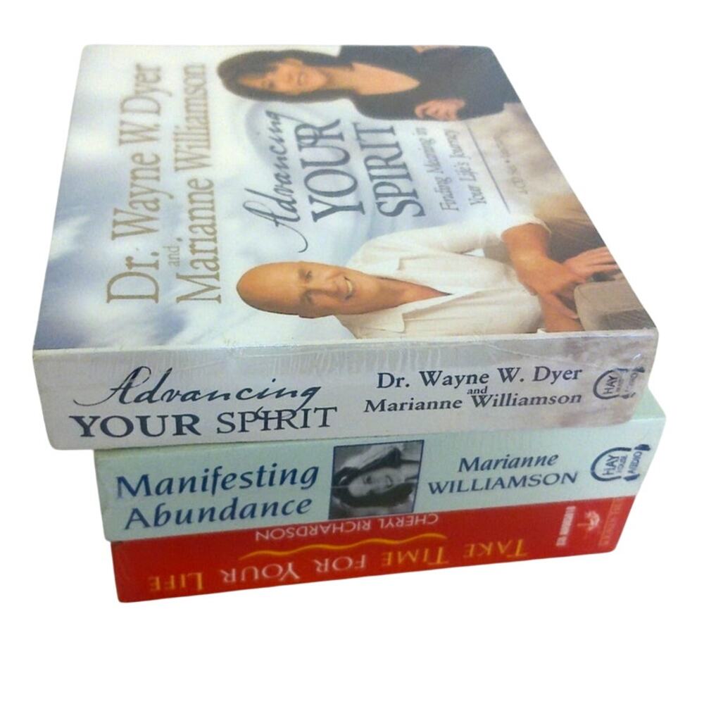 Dr Wayne Dyer Marrianne Williamson Cheryl RIchardson Motivation Audiobook Set 3